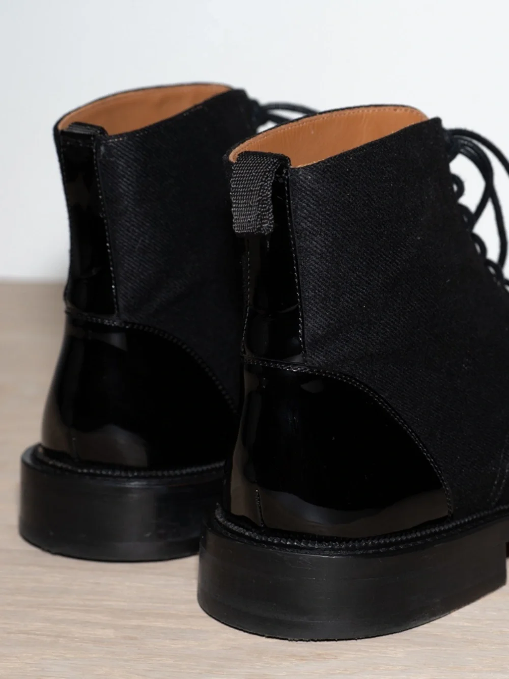 TAFT Jack Boot Tux Black Leather Cap Toe Dress Boots Men's Size 10